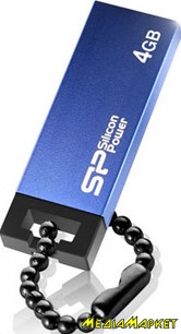 SP004GBUF2835V1B  -`i Silicon Power Touch 835 4GB Blue